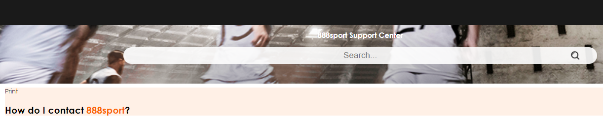 Contacto 888Sport