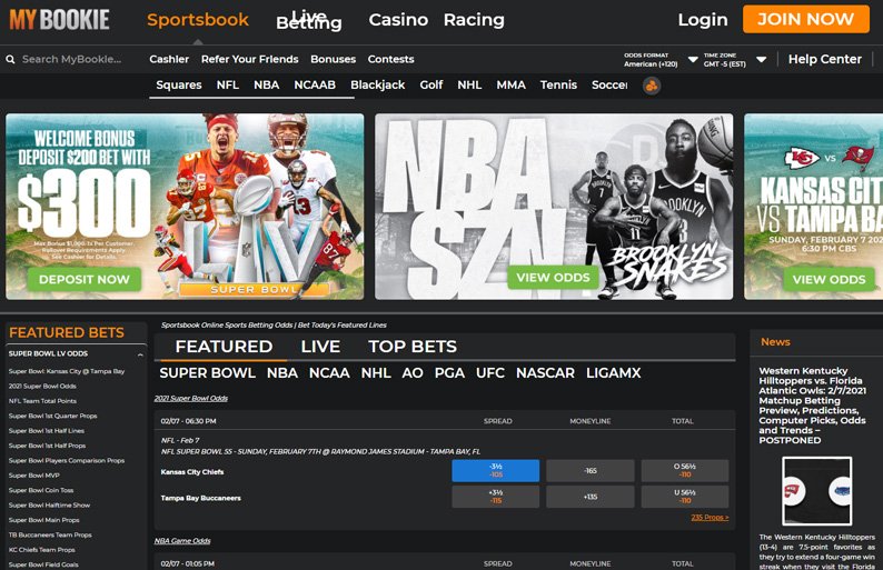 Captura de pantalla de MyBookie