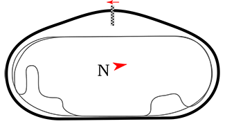 Diseño de la pista de Nashville Superspeedway