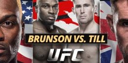 Brunson versus antes del UFC