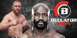 Cheick Kongo y Sergey Kharitonov - Logotipo de Bellator MMA