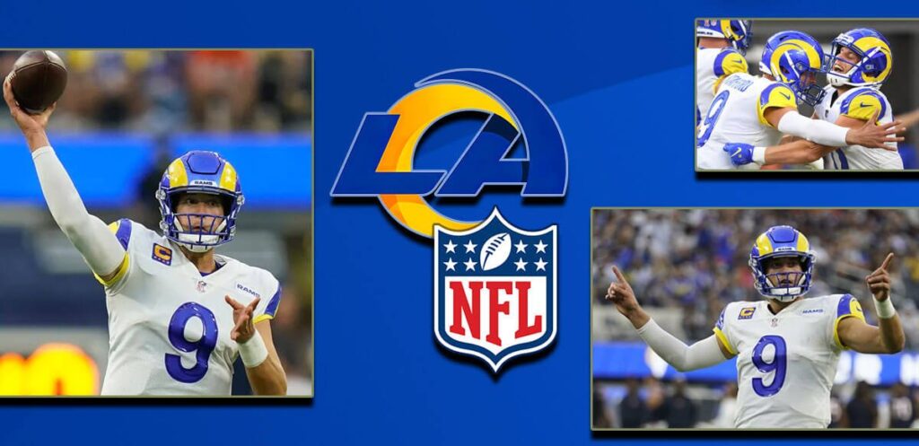 Matthew Stafford With Rams And NFL Background