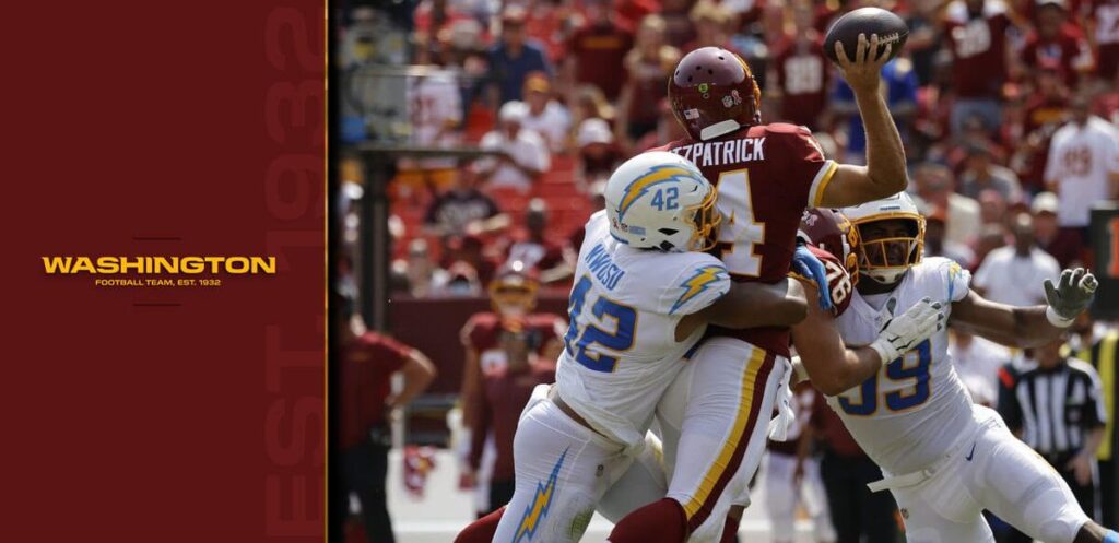 Washington Football Team Background Fitzpatrick And Chargers