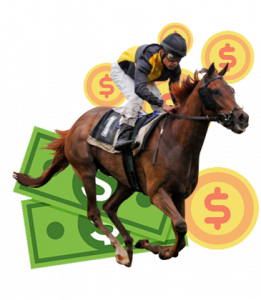 Carreras de caballos con dinero