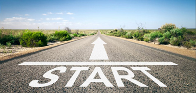 Empiece en el camino