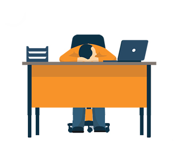 Durmiendo en el escritorio