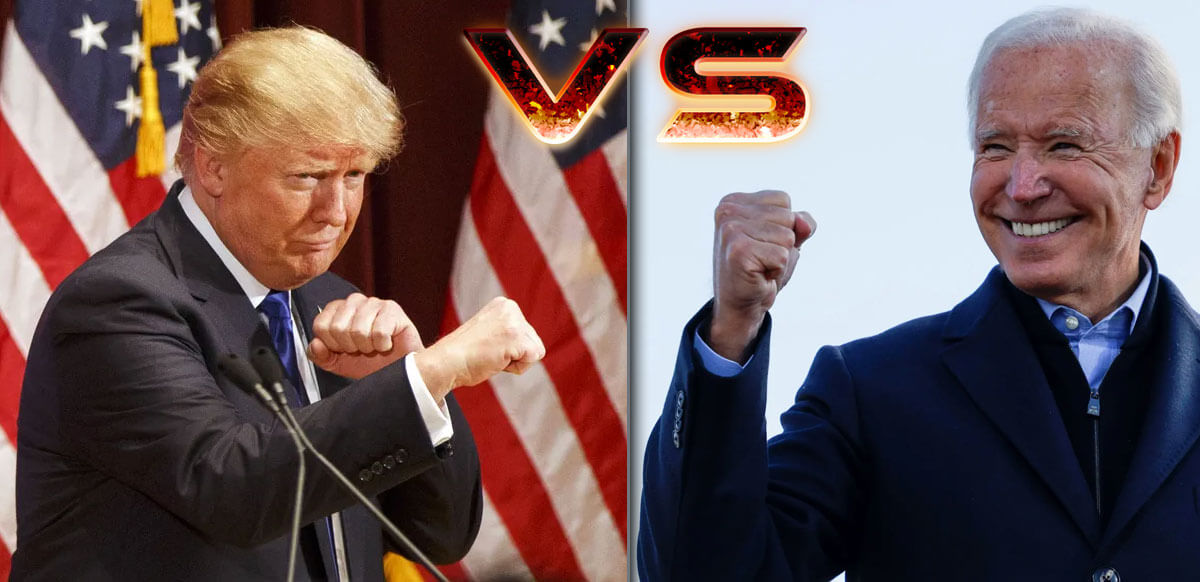 Donald Trump vs Joe Biden Boxeo