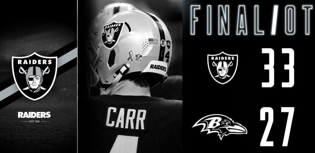 Raiders Vs Ravens Background