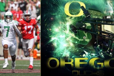 Ducks Defeat OSU With Oregon Background