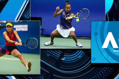 Leylah Fernandez And Emma Raducanu Australian Open