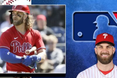 Bryce Harper With MLB Background