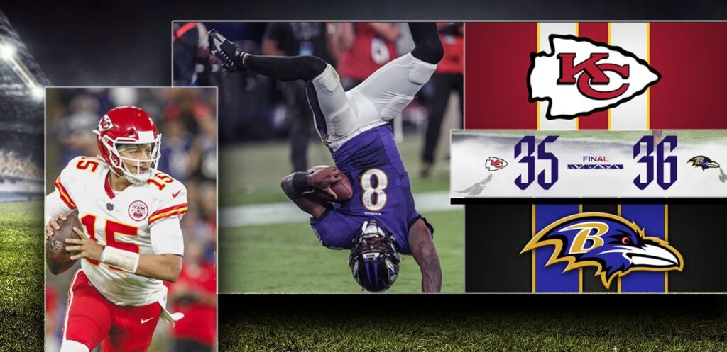 Chiefs Loss To Ravens Mahomes Jackson