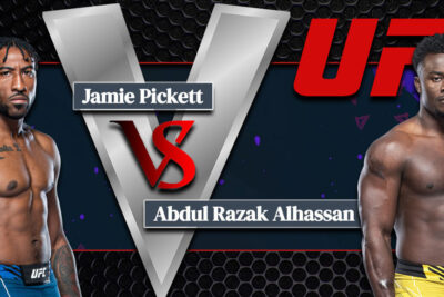 Jamie Pickett Vs Razak Al Hassan UFC Background