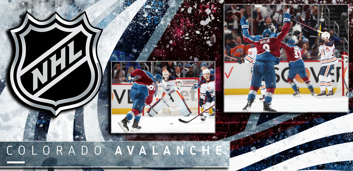 Colorado avalancha NHL Hockey en el fondo