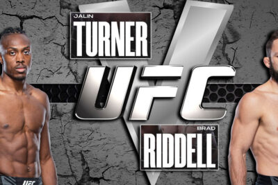Jalin Turner V Brad Riddell UFC Background