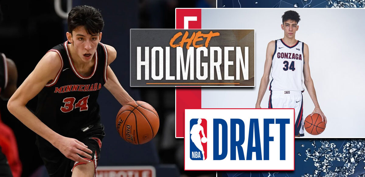Chet Holmgren NBA Project Gonzaga al fondo