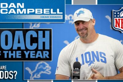 Dan Campbell Detroit Lions COTY Odds