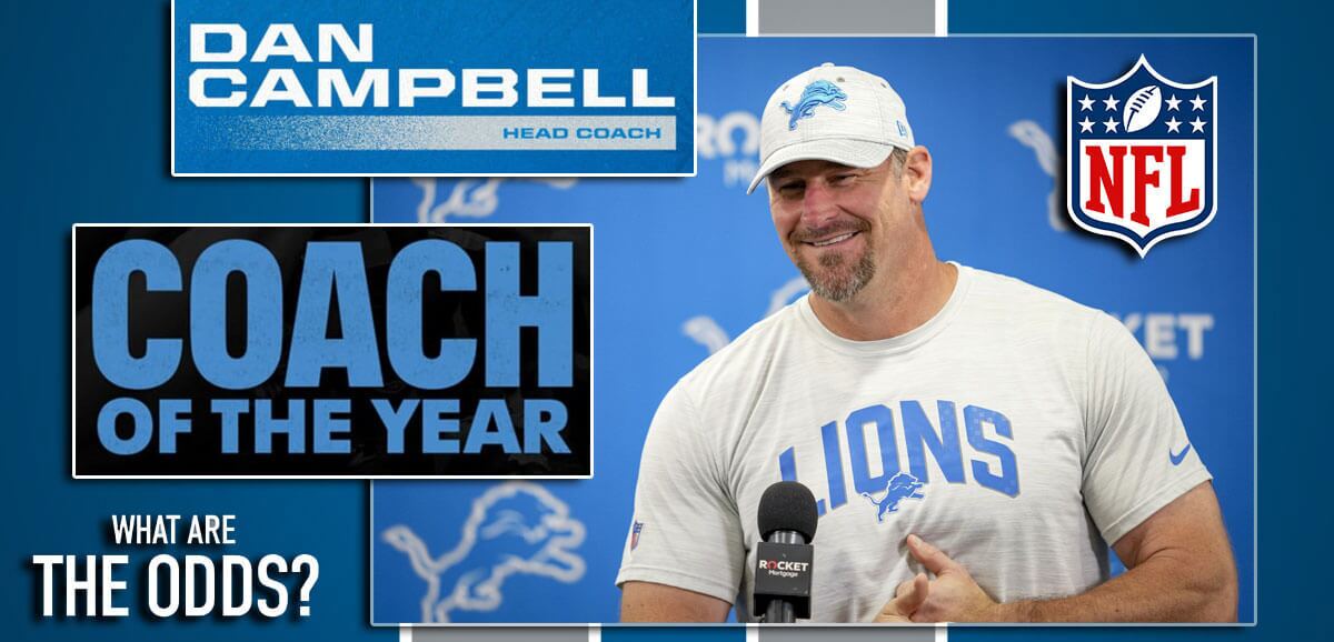 Dan Campbell Detroit Lions COTY Cuotas