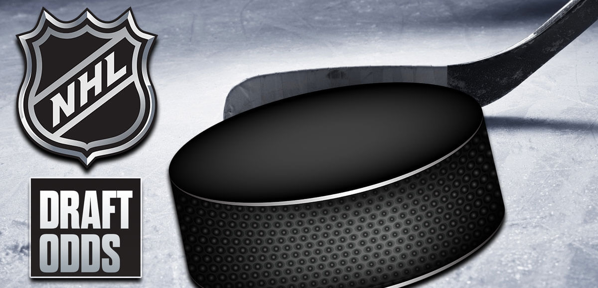 NHL Draft Odds Hockey en el fondo