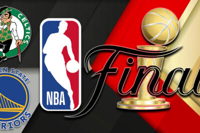 Boston Celtics And Golden State Warriors NBA Finals Background
