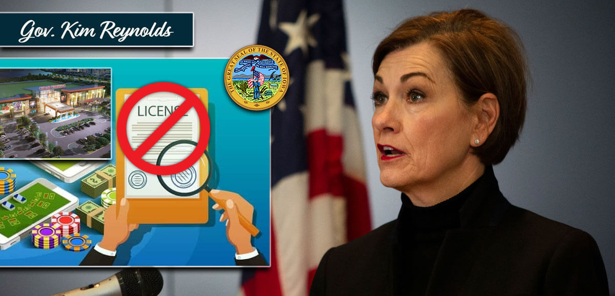 El gobierno de Kim Reynolds prohíbe la licencia de casino