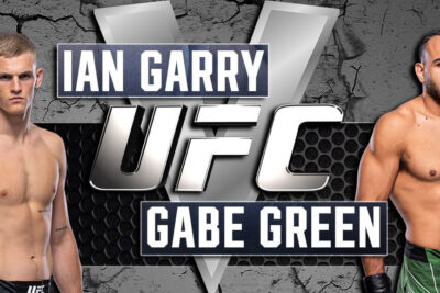 Ian Garry se abre como favorito en las apuestas frente a Gabe Green