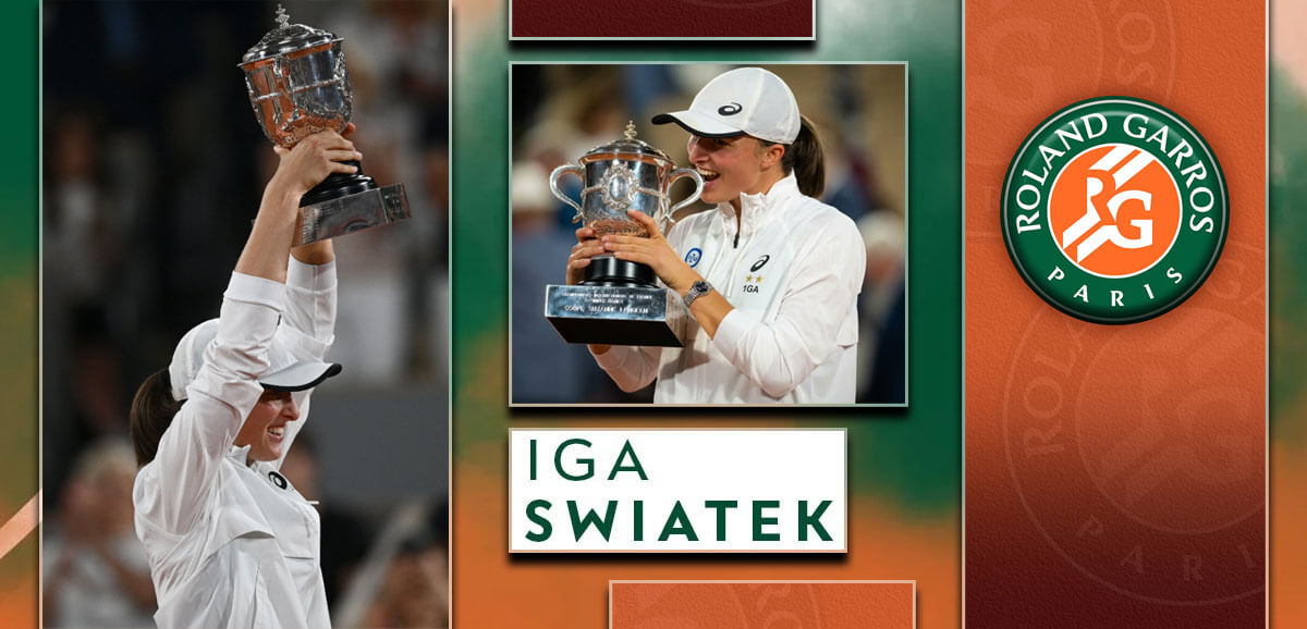Victoria de Iga Świątek en Roland Garros