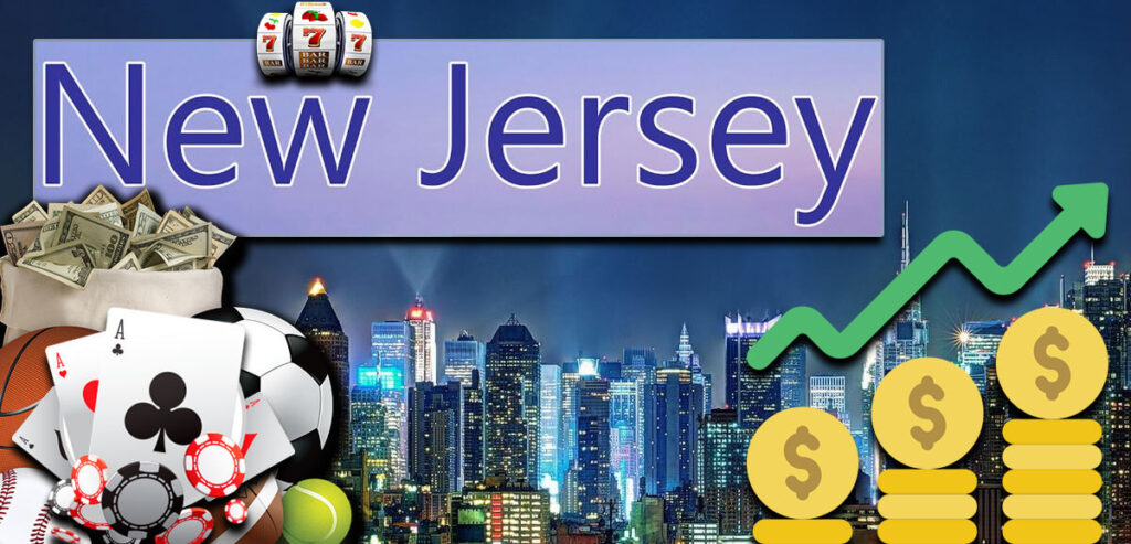 Ingresos de juegos de azar de Nueva Jersey por un total de $ 401 millones en junio de 2022.