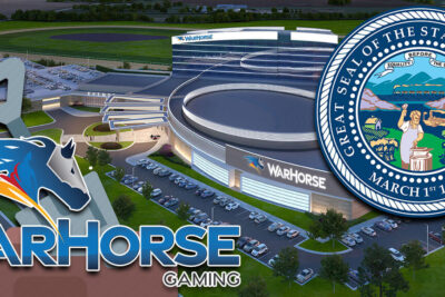 Warhorse Casino Groundbreaking Nebraska State Seal