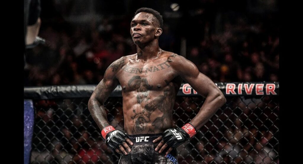 Israel Adesanya In Cage