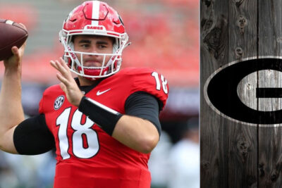 JT Daniels With Georgia Background