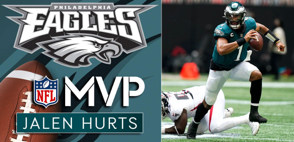 Jalen Hurts MVP Philadelphia Eagles Background