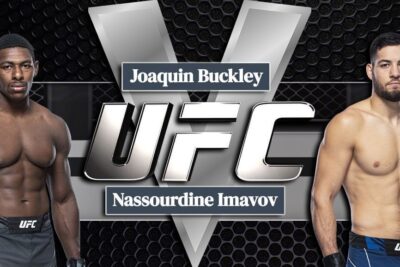 Joaquin Buckley V Nassourdine Imavov UFC