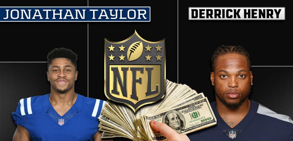 Jonathan Taylor And Derrick Henry NFL Betting Background