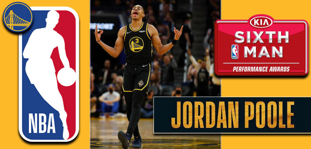 Jordan Poole Sixth Man Performance Awards