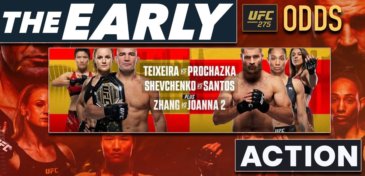 Acción temprana con cuotas de UFC 275