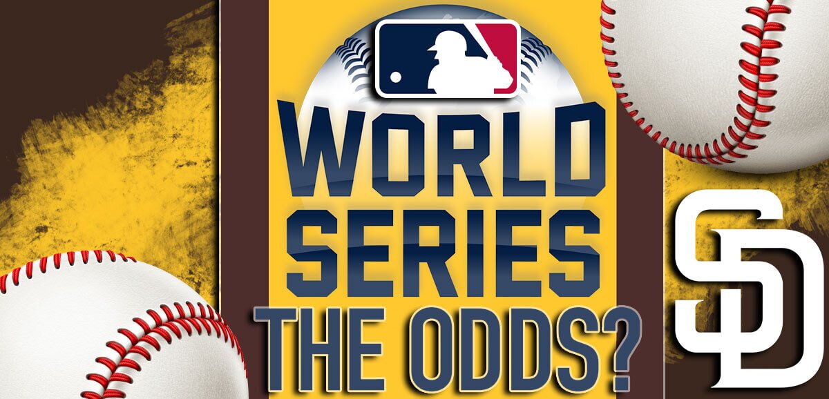 Fondo de béisbol de la Serie Mundial The Odds Padres