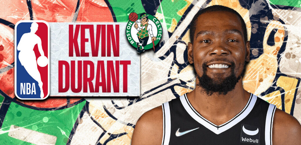 Kevin Durant NBA Celtics Background