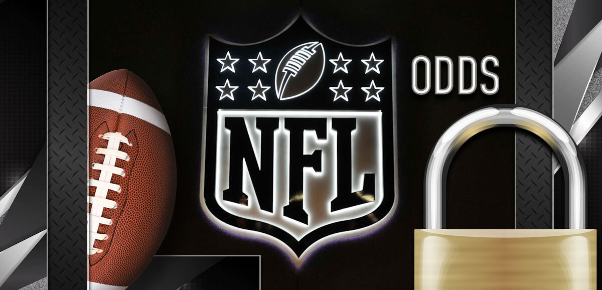 Fondo de bloque de probabilidades de la NFL