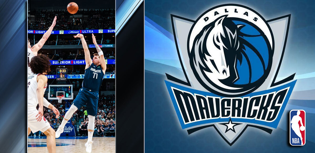 Dallas Mavericks NBA fondo azul