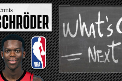 Dennis Schroder Whats Next NBA Logo