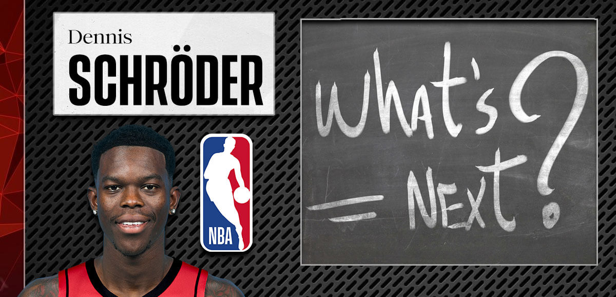 Dennis Schroder ¿Qué sigue? Logotipo de la NBA