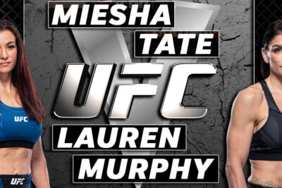 Miesha Tate V Lauren Murphy Silver UFC