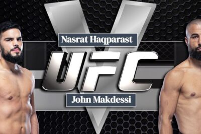 John Makdessi V Nasrat Haqparast UFC
