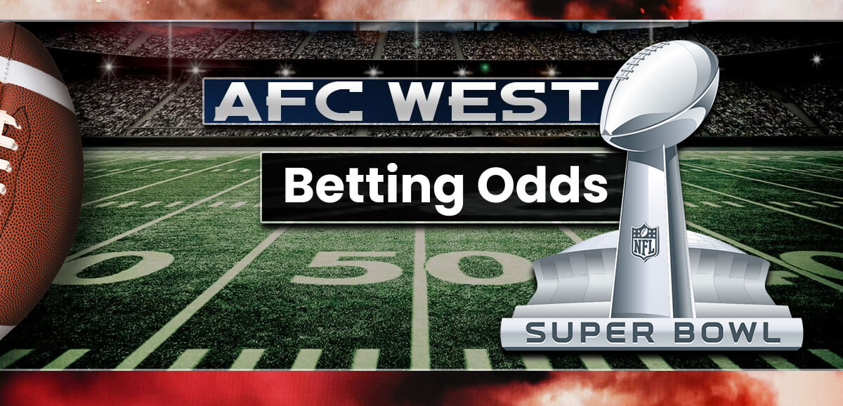 Probabilidades de fútbol de AFC West en el fondo