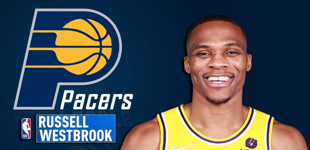 Pacers Russel Westbrook en el fondo de la NBA