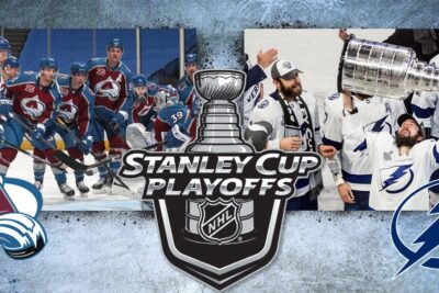 Colorado Avalanche and the Tampa Bay Lightning - Stanley Cup Playoffs Logo