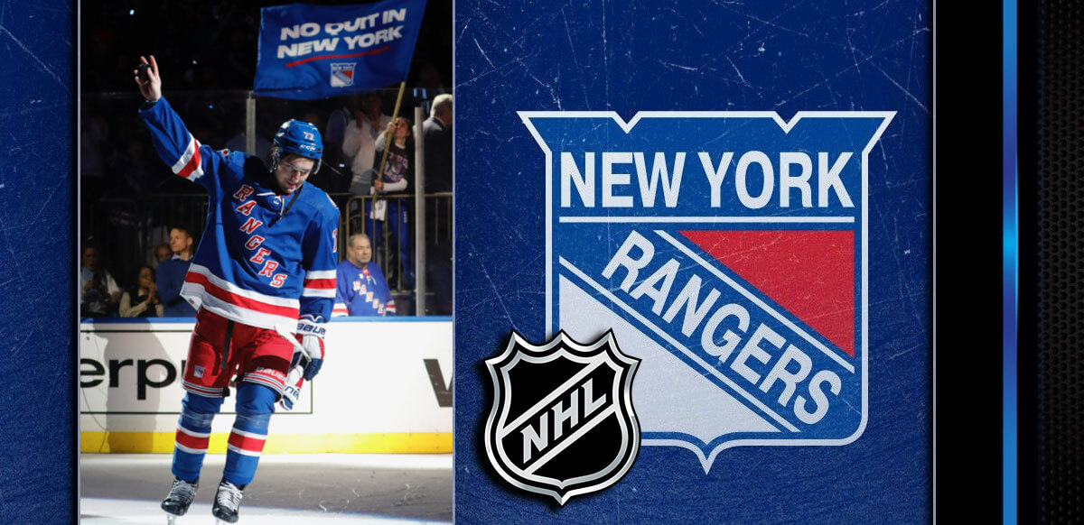 Rangers de Nueva York NHL en el fondo