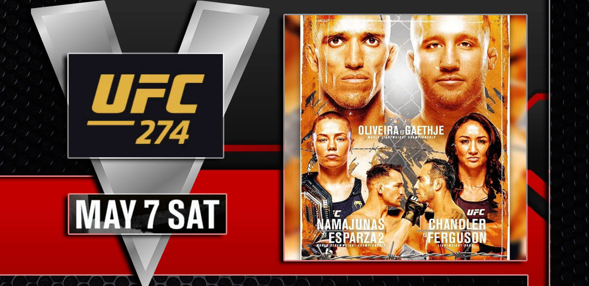 Fondo rojo de MMA de UFC 274
