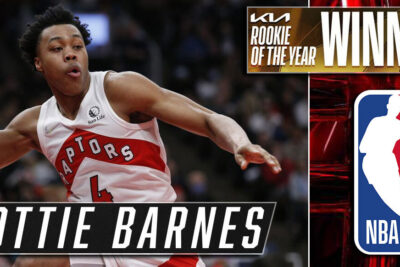 Scottie Barnes Rookie Of The Year Background